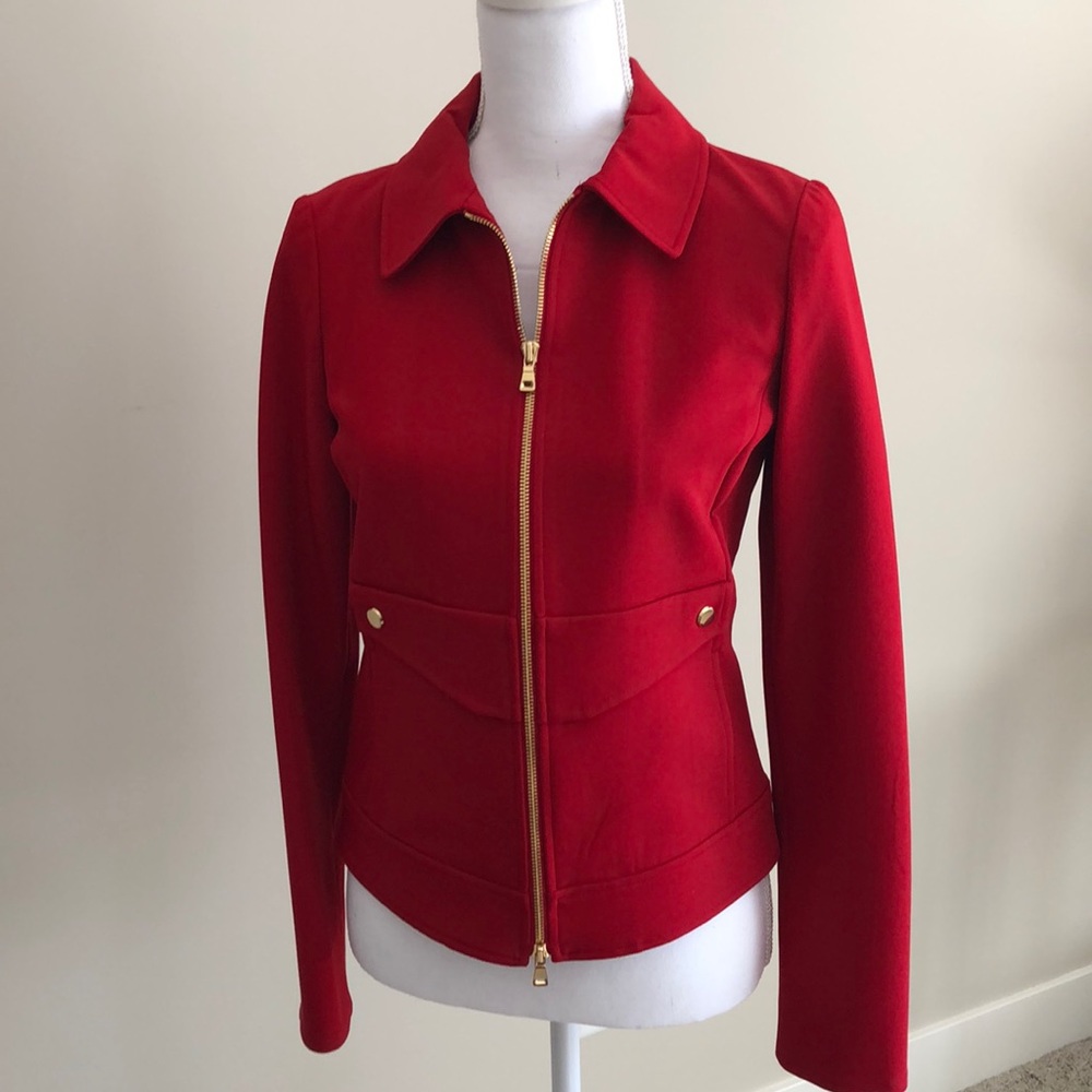COPY - Carlisle red zippered jacket